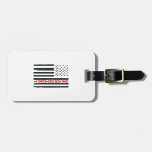 Granddaddy American Flag Vintage Patriotic Design_ Luggage Tag