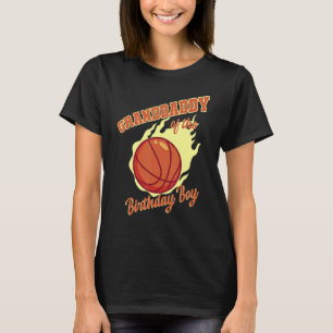 Granddaddy Of The Birthday Boy Basketball Family B T-Shirt