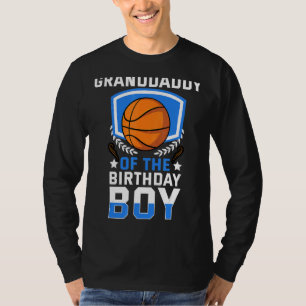 Granddaddy Of The Birthday Boy Basketball Family C T-Shirt