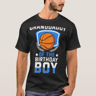Granddaddy Of The Birthday Boy Basketball Family C T-Shirt