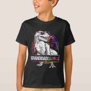 Granddadsaurus Dinosaur Granddad Saurus Matching T T-Shirt