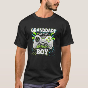 Granddady Of The Birthday Boy Matching Video Game  T-Shirt