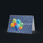 Granddaughter 12th birthday balloons card<br><div class="desc">Granddaughter 12th birthday balloons Created from an original Studio Porto Sabbia photo! This Coloured Balloons Birthday card is available as an age specific card ages 1 to 12, in different languages and for various specific (family) relations. For Birthday Party Invitations in the same style, check the Invitation section of Studio...</div>