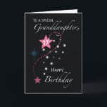 Granddaughter 17th Birthday Star Inspirational Card<br><div class="desc">Your granddaughter will be turning 17 soon and this inspirational card would probably be the best card you could give her on the day of her celebration. Get a copy of this elegant card now.</div>