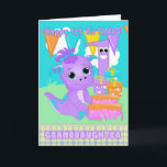 Granddaughter, 1st Birthday Cute Little Monster Card<br><div class="desc">Granddaughter,  1st Birthday Cute Little Monster - Original artwork by Znowflake,  www.colorfulclipart.com</div>