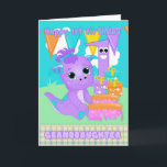 Granddaughter, 1st Birthday Cute Little Monster Card<br><div class="desc">Granddaughter,  1st Birthday Cute Little Monster - Original artwork by Znowflake,  www.colorfulclipart.com</div>