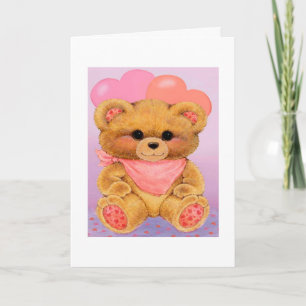 Granddaughter 1st Valentine's Day - Greeting Card