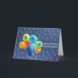 Granddaughter 6th birthday coloured balloons card<br><div class="desc">Created from an original Studio Porto Sabbia photo! This Coloured Balloons Birthday card is available as an age specific card ages 1 to 12,  in different languages and for various specific (family) relations. For Birthday Party Invitations in the same style,  check the Invitation section of Studio Porto Sabbia</div>