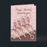 Granddaughter age 6, a ballerina birthday card<br><div class="desc">A beautiful ballerina dancing on a birthday card for a Granddaughter</div>