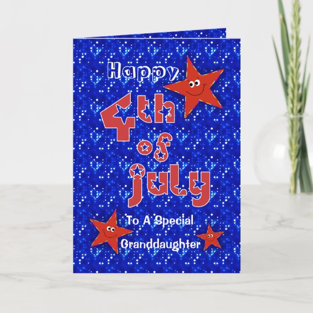 Granddaughter American Star Card (Front)