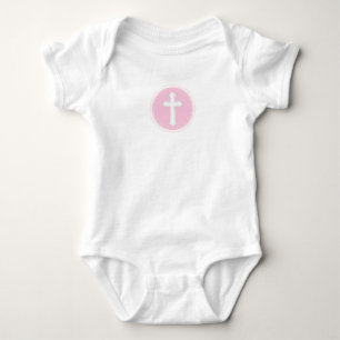Granddaughter Baptism Congratulations Pink Child o Baby Bodysuit