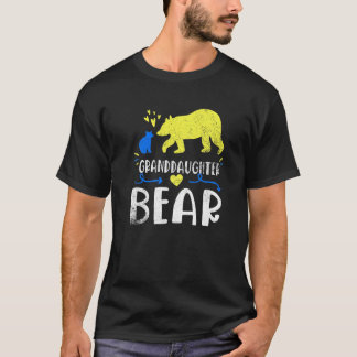 Granddaughter Bear Family Matching Down Syndrome A T-Shirt