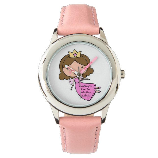 Granddaughter Bezel Stainless Steel Watch/Princess Watch (Front)