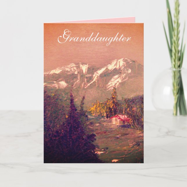 Granddaughter birthday Card (Front)