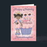 Granddaughter Birthday Card - Cupcake Princess<br><div class="desc">Granddaughter Birthday Card - Cupcake Princess</div>
