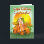 Granddaughter Birthday Card - Moonies Citrus Fairy<br><div class="desc">Granddaughter Birthday Card - Moonies Citrus Fairy</div>