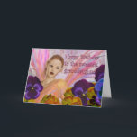 Granddaughter birthday cards - customise it<br><div class="desc">If your granddaughter is celebrating a special birthday this year, then this pretty fairy princess admiring beautiful flowers in pink, purple and yellow is the perfect choice. The wording "Happy Birthday to the sweetest granddaughter" is included and all you need to do is customise the item to include a magical...</div>