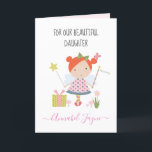 Granddaughter birthday fairy girls whimsical  card<br><div class="desc">An adorable birthday card with the cutest little fairies that you can personalise with your granddaughter's name. The birthday fairy collection is perfect for little girls who adore magical creatures. You can choose between two types of card. You can choose either silky gloss paper or matte paper. Matte, is a...</div>