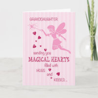 Granddaughter Birthday Magical Fairy Pink