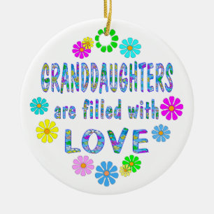Granddaughter Ceramic Tree Decoration
