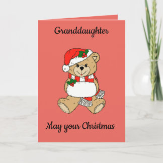 Granddaughter Christmas Card