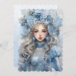 Granddaughter Dark Haired Girl Christmas Wishes