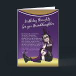 granddaughter gothic birthday card - birthday thou<br><div class="desc">granddaughter gothic birthday card - birthday thoughts for you</div>