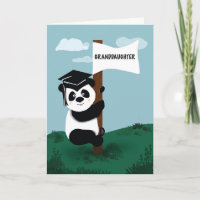 Granddaughter Graduation Panda Climbing Pole