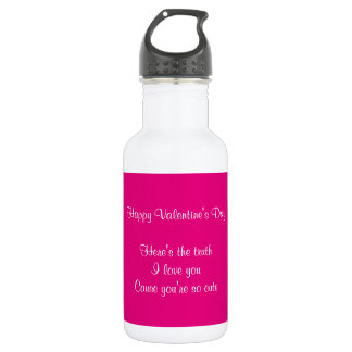 Granddaughter grandson valentine's day 532 ml water bottle