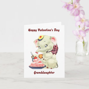 Granddaughter Happy Valentine's Day Card
