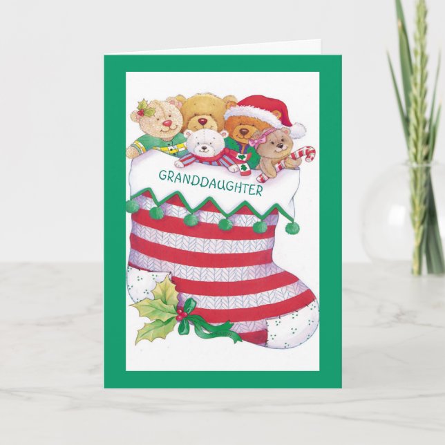 Granddaughter Holiday Card (Front)