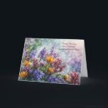 Granddaughter in Law Happy Birthday with Pretty Card<br><div class="desc">Granddaughter in law,  or your grandson's wife Happy Birthday card with flowers growing towards the sun and customisable text.</div>