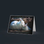 Granddaughter Kissing Bunnies Happy Birthday Card<br><div class="desc">Cute bunnies share a kiss!</div>