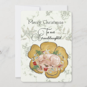 Granddaughter Little Deer Christmas Wishes