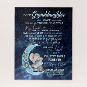 Granddaughter Lovers   Letter To My Granddaughter Jigsaw Puzzle
