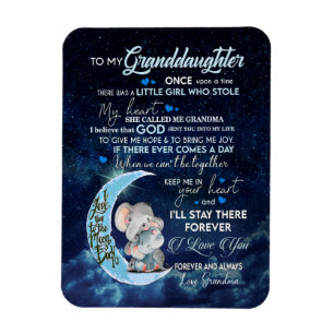 Granddaughter Lovers Letter To My Granddaughter Magnet