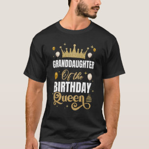 Granddaughter Of The Birthday Queen Women Girls Bd T-Shirt