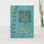 Granddaughter Religious 20th Birthday Hand Drawn Card<br><div class="desc">A special day is going to happen soon as your beautiful granddaughter will be celebrating her 20th birthday. Send her special greetings by giving her this card that tells her how greatly loved she is.</div>