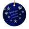 Granddaughter Star and Heart Christmas Ornament