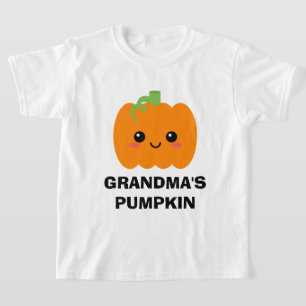 Granddaughter Tshirt, Grandma Pumpkin Thanksgiving T-Shirt