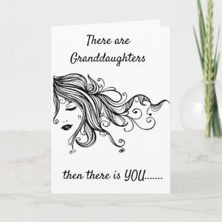 "GRANDDAUGHTER" WITH LOVE BIRTHDAY CARD
