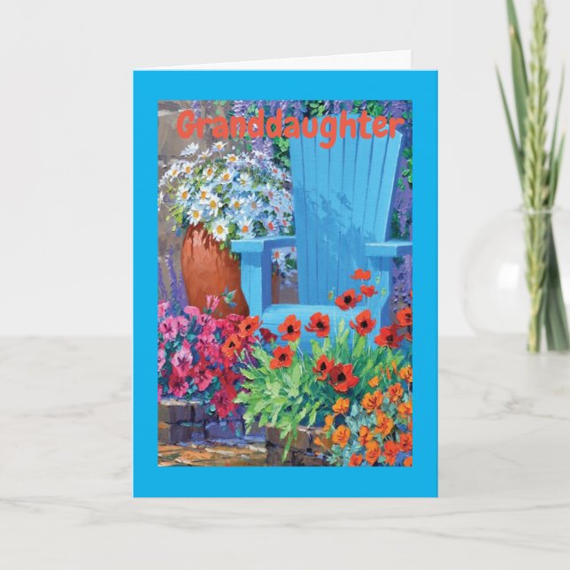 **GRANDDAUGHTER** YOU ARE "LOVED" HAPPY BIRTHDAY CARD (Front)