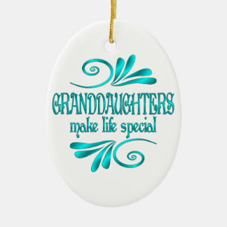 Granddaughters Make Life Special Ceramic Tree Decoration