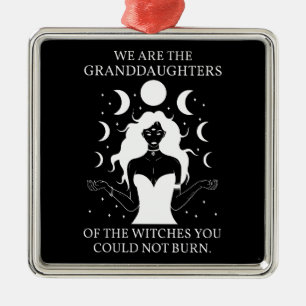 Granddaughters of the Witches You Could Not Burn I Metal Tree Decoration