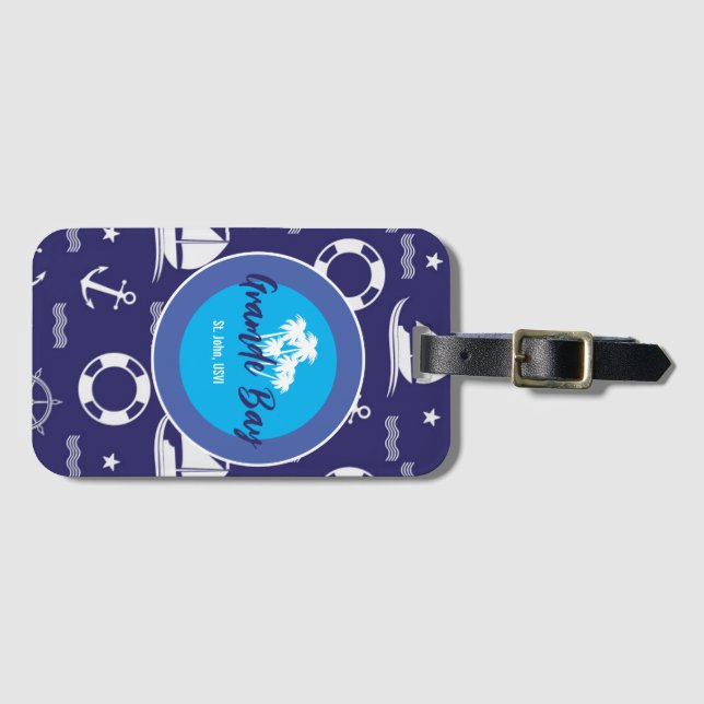 Grande Bay Luxury Hotel Luggage Tag (Front Horizontal)