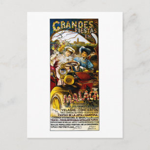 Grandes Fiesta en Malaca Postcard