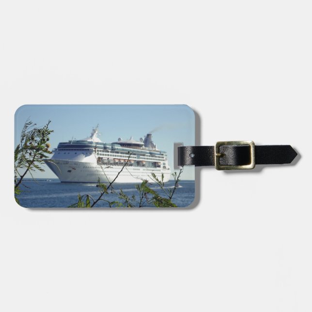 Grandeur and Greenery Custom Luggage Tag (Front Horizontal)