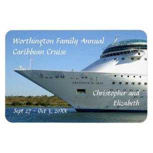 Grandeur Entering Channel Stateroom Door Marker Magnet