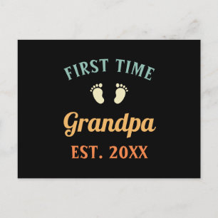 Grandfather Abuelo Nonno Gramps First Time Grandpa Postcard