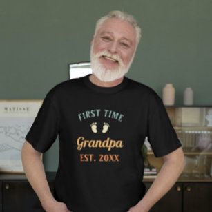 Grandfather Abuelo Nonno Gramps First Time Grandpa T-Shirt
